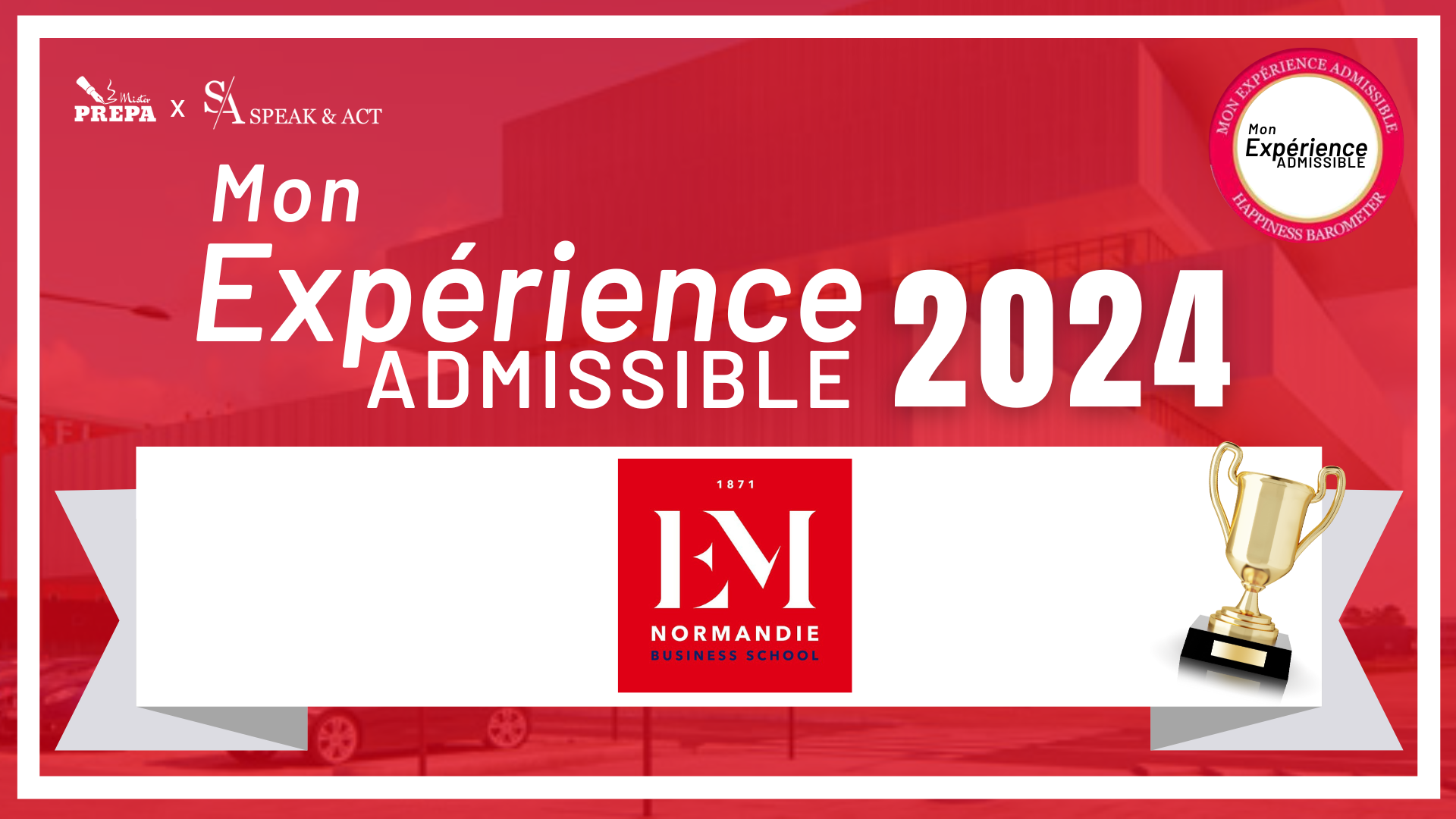Oraux EM Normandie 2024 : Mon Expérience Admissible (200€ à gagner)